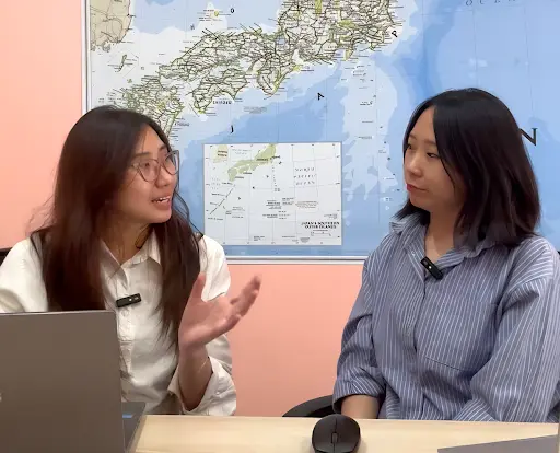 Kak Shintya saat menjelaskan mengenai Cek Kesiapan Kerja Jepang di Human Mandiri Indonesia